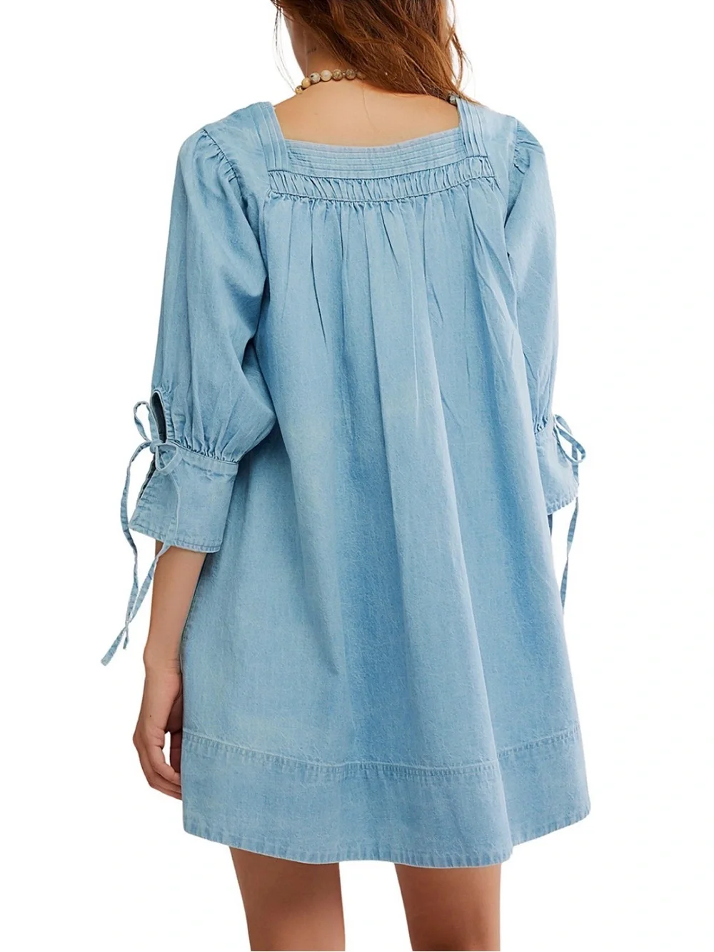 Free People Sonora Denim Mini Dress, Size XSMALL